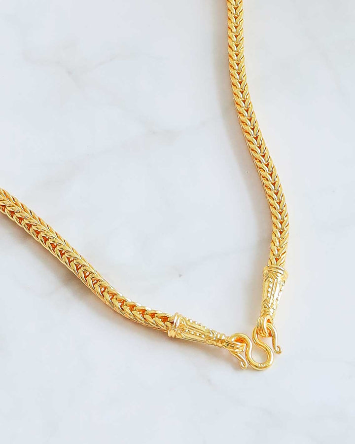 Thai Gold Necklace, 24 inches, 44 grams