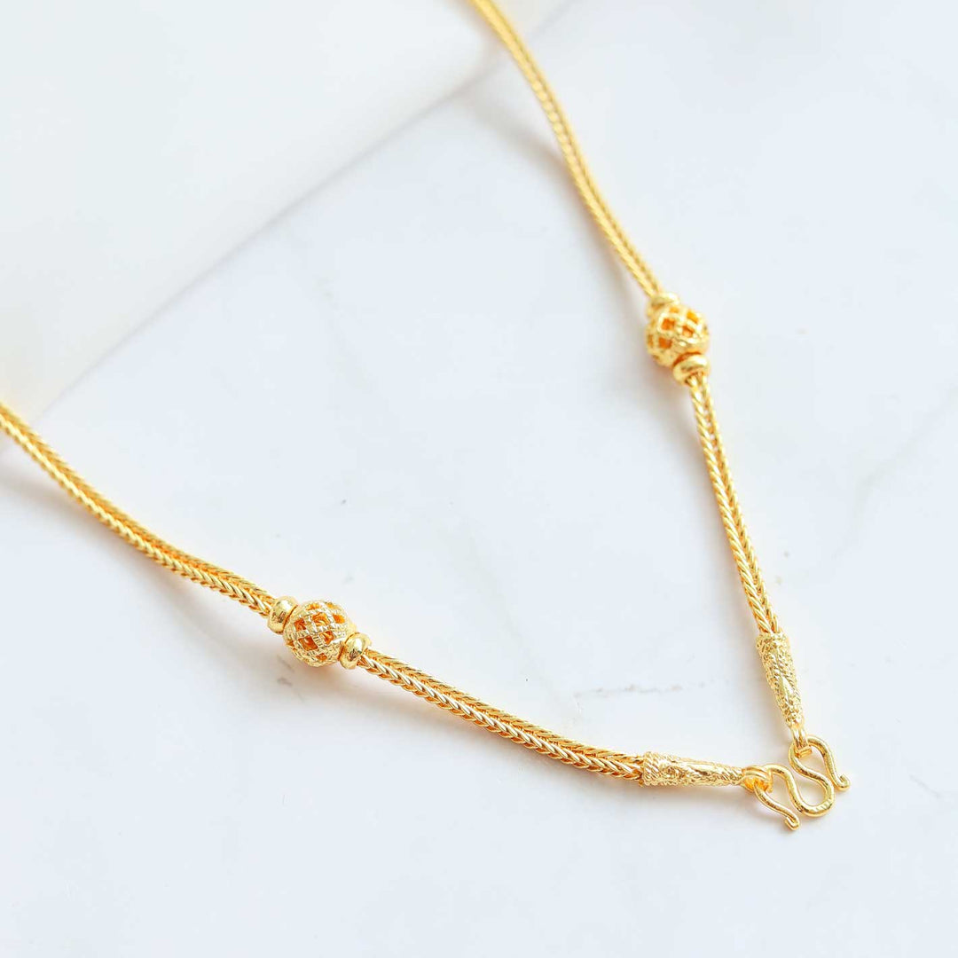 Thai Gold Necklace, 20 inches, 15 grams