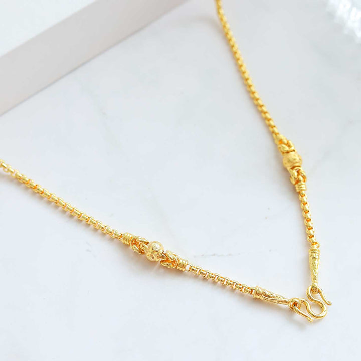 Thai Gold Necklace, 24 inches, 22 grams