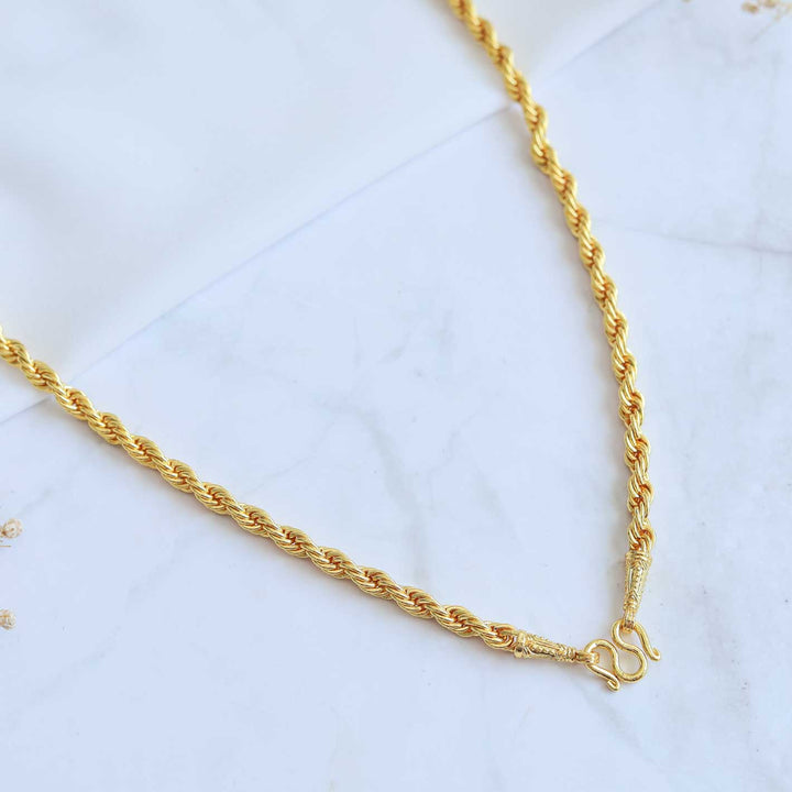 Thai Gold Necklace, 24 inches, 53 grams