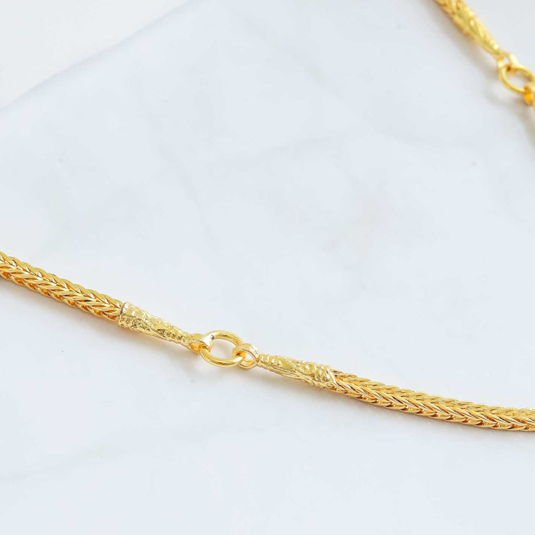 Thai Gold Necklace, 24 inches, 24 grams