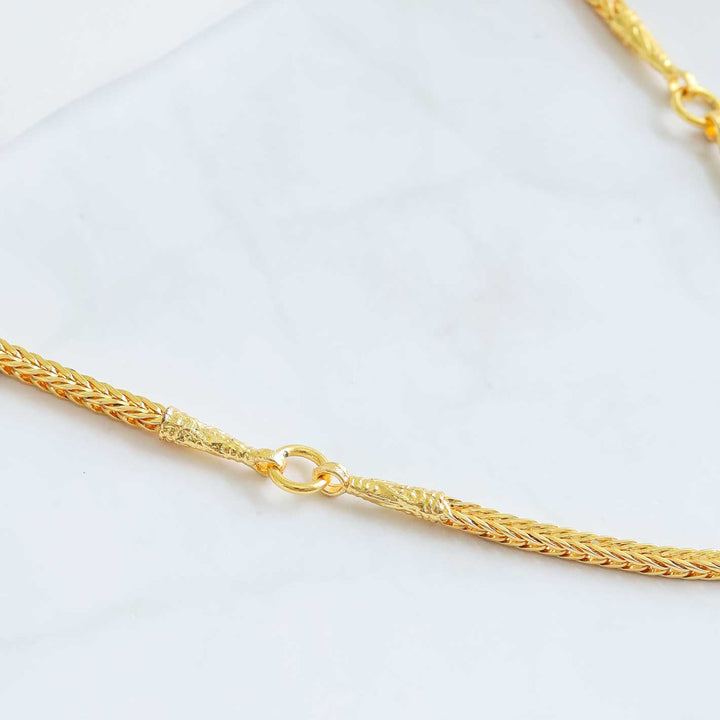 Thai Gold Necklace, 24 inches, 24 grams