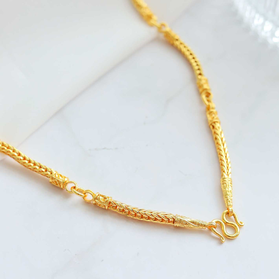 Thai Gold Necklace, 28 inches, 49 grams