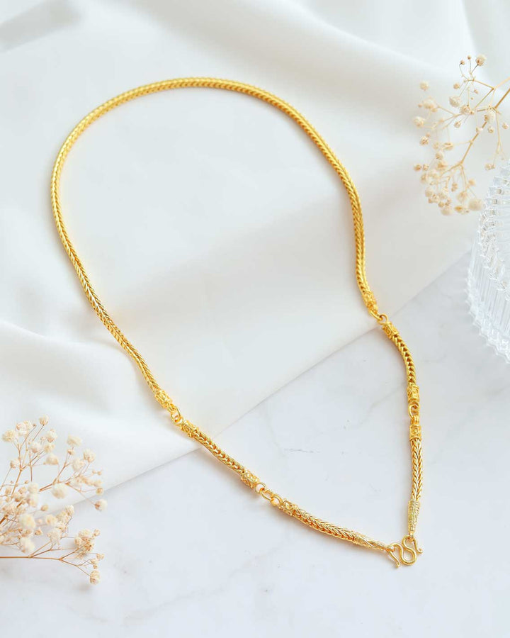 Thai Gold Necklace, 28 inches, 49 grams